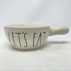 Rae Dunn by Magenta Let's Eat Soup Bowl Oven Safe